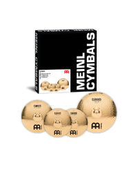 Meinl CC-CS1 Classics Custom Brilliant Complete Cymbal Pack Medium 14" / 18" / 20"
