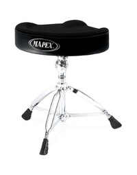Mapex T765A Drum Throne - Saddle 17" Cloth Top