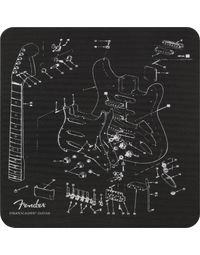 Fender Mousepad Exploded Strat