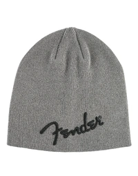 Fender Logo Beanie Charcoal Heather Gray One Size