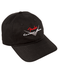 Fender Hat - Fender Custom Shop Baseball Hat, Black, One Size