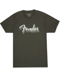 Fender T-Shirt - Reflective Ink, Charcoal, M
