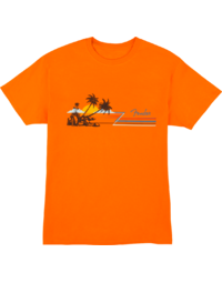 Fender Hang Loose Unisex T-Shirt, Orange L