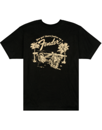 Fender Tee - Fender Get There Faster T-Shirt, Black (XL)