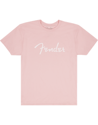 Fender Spaghetti Logo T-Shirt Shell Pink S