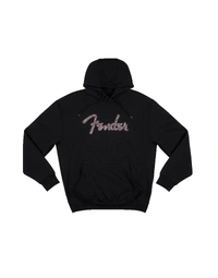 Fender Spaghetti Logo Wavy Checker Hoodie Pink Checker S