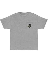 Fender Pick Patch Pocket Tee Athletic Gray M