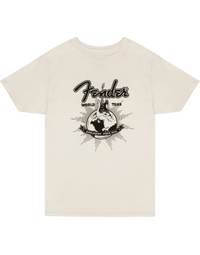 Fender World Tour T-Shirt Vintage White M