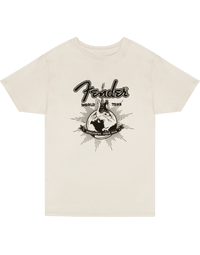 Fender World Tour T-Shirt Vintage White XXL