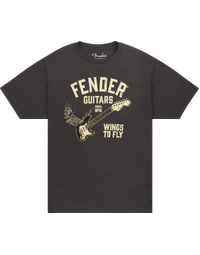 Fender Wings To Fly T-Shirt Vintage Black L