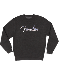 Fender Galaxy Logo Crewneck Sweatshirt Charcoal Heather M