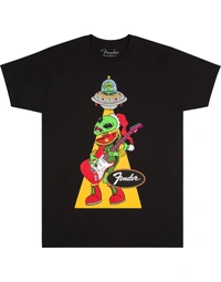 Fender Ugly Christmas T-Shirt Alien Black S