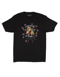 Fender 2025 Fender Ugly Christmas Tee Black L