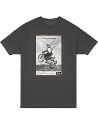 Fender Vintage Ad Biker T-Shirt Graphite XXL