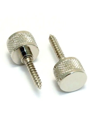 Gretsch Strap Buttons Most Gretsch Guitars w/ Mounting Hardware Chrome (Set of 2)