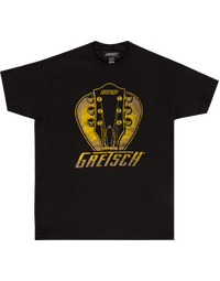 Gretsch Headstock Pick T-Shirt Black Small