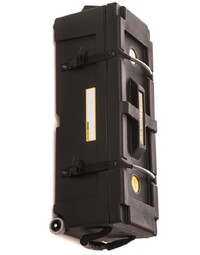 Hardcase Standard Black 28" Hardware Case w/Wheels