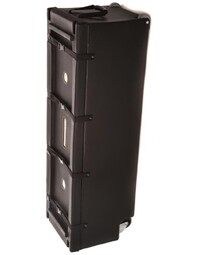 Hardcase Standard Black 52" Hardware Case w/wheels