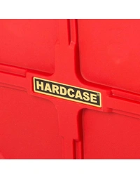 Hardcase HN22B Fully Lined Series 22" x 14" - 20" Bass Drum Case w/ Wheels Red