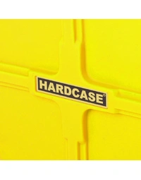 Hardcase HN22B Fully Lined Series 22" x 14" - 20" Bass Drum Case w/ Wheels Yellow