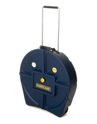 Hardcase HN12CYM24 24" Cymbal Case w/ Handle & Wheels Dark Blue
