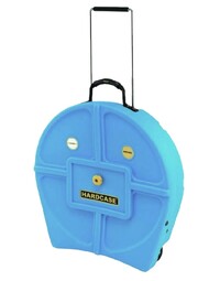 Hardcase 24" Light Blue Cymbal Case - 12 Cymbals w/Wheels