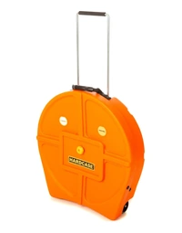 Hardcase HN12CYM24 24" Cymbal Case w/ Handle & Wheels Orange