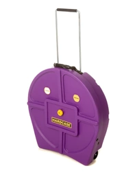 Hardcase HN12CYM24 24" Cymbal Case w/ Handle & Wheels Purple