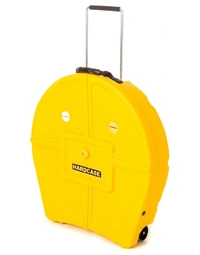Hardcase HN12CYM24 24" Cymbal Case w/ Handle & Wheels Yellow