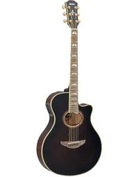 Yamaha APX1000 MB Solid Top Auditorium Acoustic Guitar w/ Pickup Mocha Black