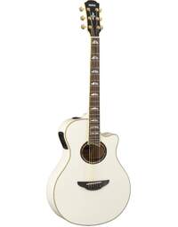 Yamaha APX1000 PW Solid Top Auditorium Acoustic Guitar w/ Pickup Pearl White