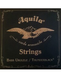 Aquila Thunderblack 4 String Uke Bass Strings