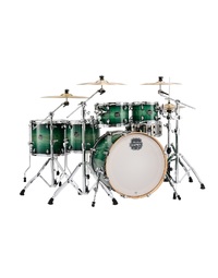 Mapex AR628SFEFG Armory Maple/Birch 6-Piece Studioease Fast Shell Pack w/ Extra Deep Bass Drum Emerald Burst