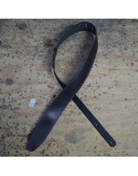 Colonial Leather Purple Stitched Leather Strap