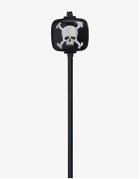 Danmar 778SSK R/T 69 Kick Beater Black Wood Ball Black Shaft Silver Skull
