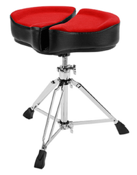 Ahead SPG-R3 Spinal-G 18" Split Saddle Top Drum Throne Red Cloth