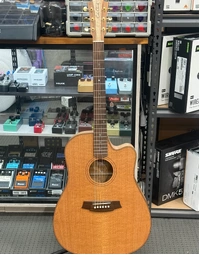 Cole Clark CCFL2EC-SSORR Touring Series All Solid Southern Silky Oak Dreadnought Acoustic Guitar w/ Pickup