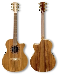 Cole Clark CCRAN2EC-BLBL-AE Recording Series All Solid Blackwood Grand Auditorium Acoustic Guitar w/ Pickup