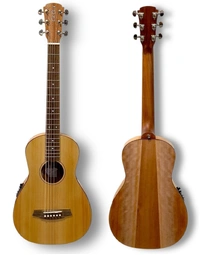 Cole Clark CCSP1E-BM Studio Series Solid Bunya / QLD Maple Parlour Acoustic Guitar w/ Pickup