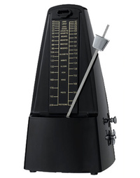 Cherry Metronome with Metal Mechanism & Bell in Black Plastic Casing