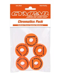 Cympad Chromatic Series Foam Cymbal Washers Orange 5 Pack