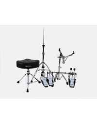 Roland DAP4DP Hardware Pack 4 Piece - Premium Stool, HH Stand, Snare Stand & Double Kick Pedal