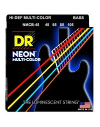 DR Hi-Def Neon Colour Bass Strings Medium 45-105