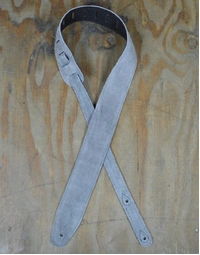 Colonial Leather Double Suede Strap Grey