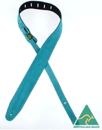 Colonial Leather Double Suede Strap Jade