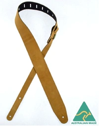 Colonial Leather Double Suede Strap Tan