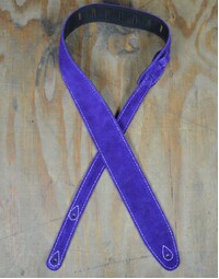 Colonial Leather Double Suede Strap Violet