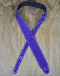 Colonial Leather Double Suede Strap Violet