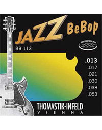 Thomastik BB113 Bebop Roundwound Medium Light 13-53 Electric Guitar Strings
