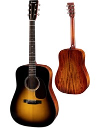 Eastman E10D Sunburst Solid Adirondack/Mahogany Traditional Dreadnought Acoustic Guitar